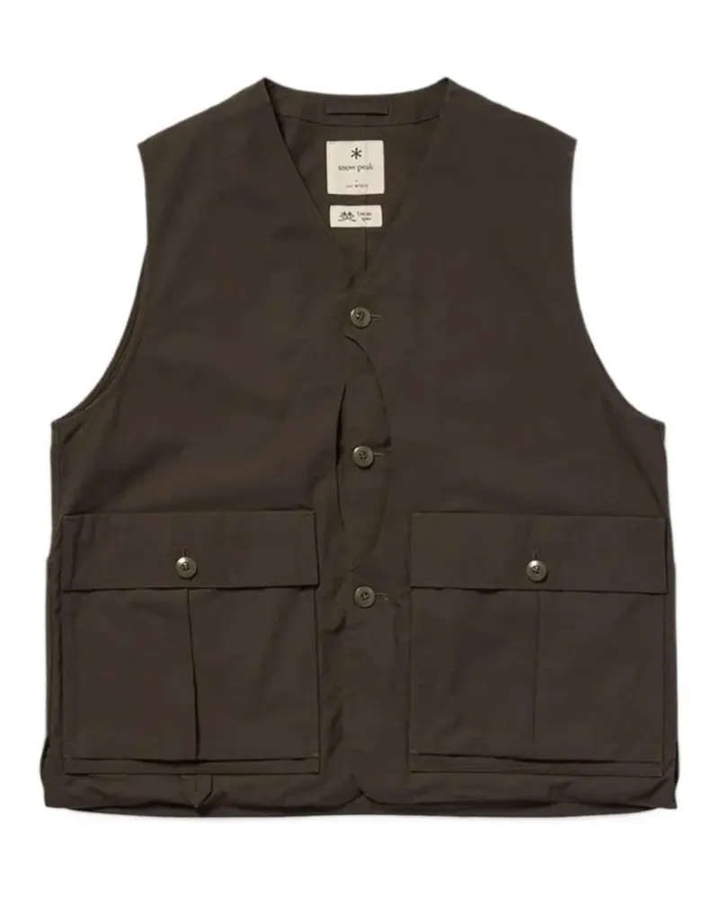 Snow Peak Takibi vest - Braun Braun