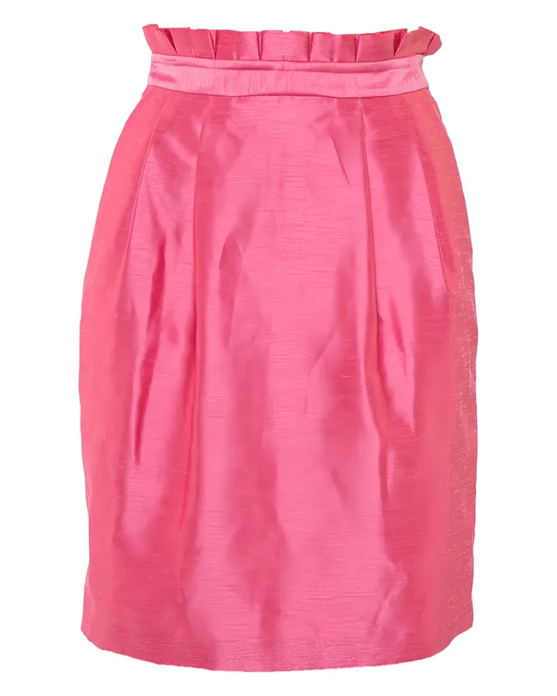 Alice + Olivia Midirock mit Falten - Rosa Rosa