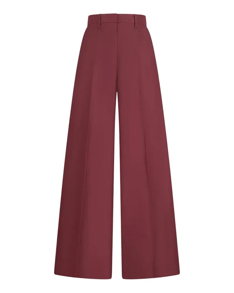 Max Mara wide-leg tailored trousers - Rot Rot