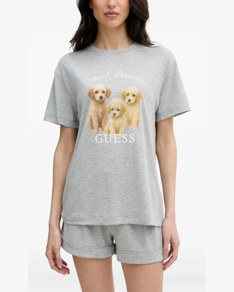 Guess Lily Pyjama aus Viskosegemisch - Grau Grau