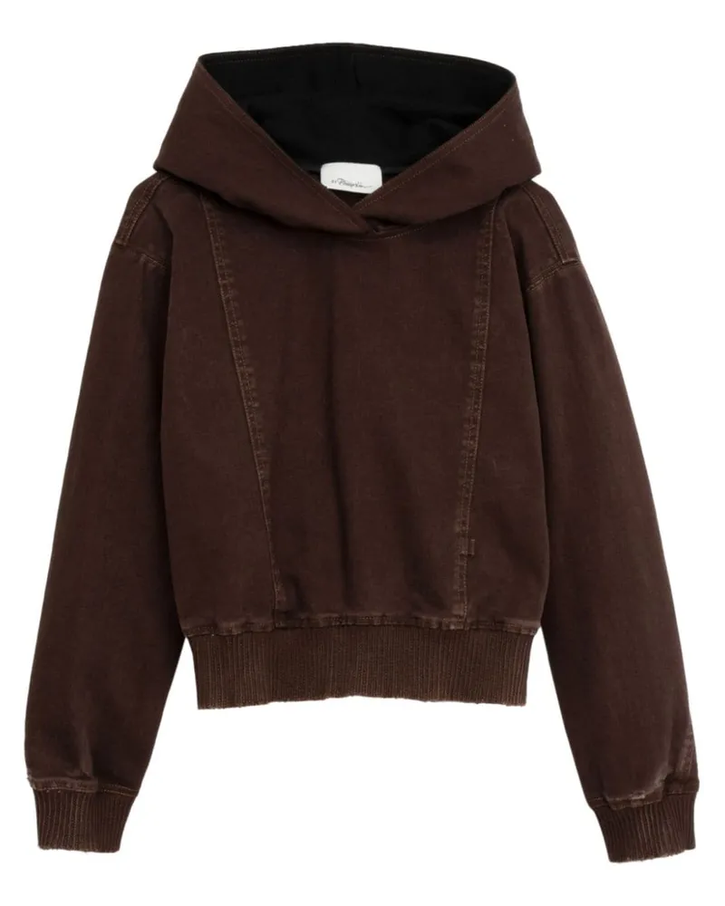 3.1 phillip lim Hoodie mit Einsätzen - Braun Braun
