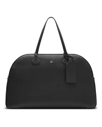 Courrèges Reisetasche mit Logo-Schild Schwarz