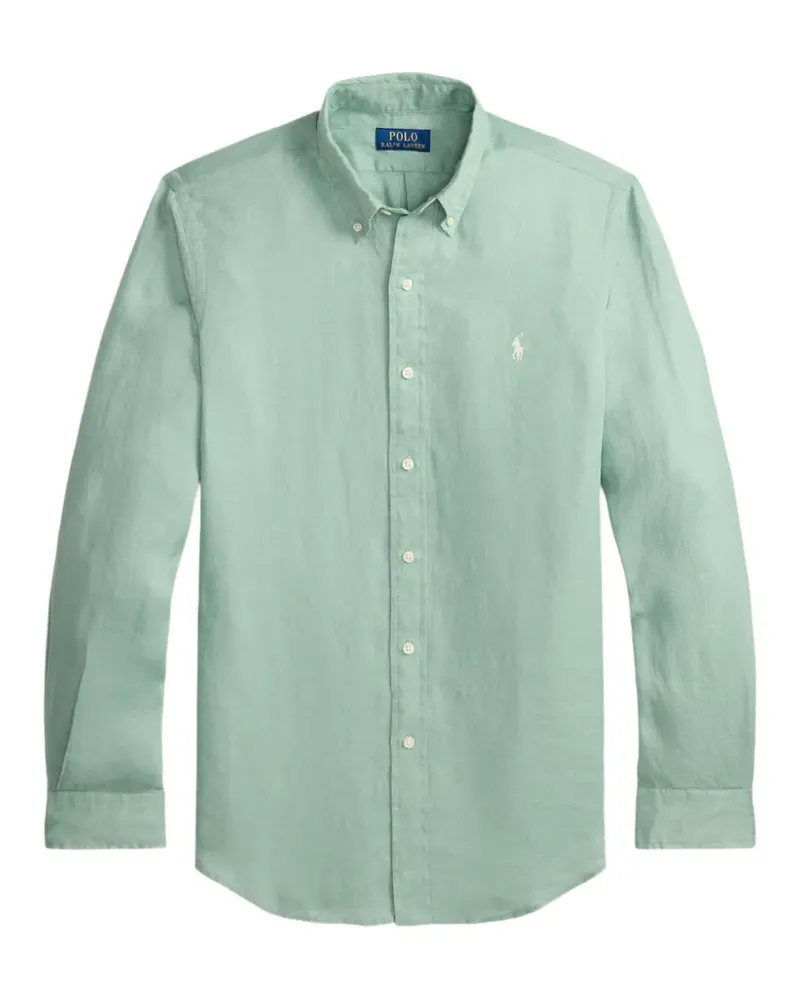 Ralph Lauren logo-embroidered button-down shirt - Grün Grün