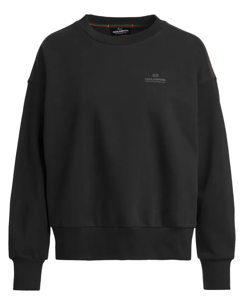 Parajumpers Sweatshirt mit Logo-Print - Schwarz Schwarz