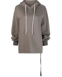 Rick Owens Hoodie mit Cape-Ärmeln Grau