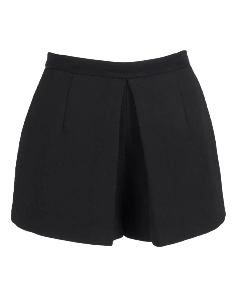 Sandro patterned A-line skorts - Schwarz Schwarz