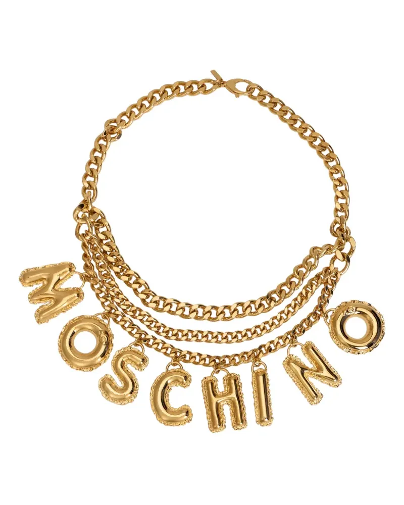 Moschino Armband mit Logo - Gold Gold