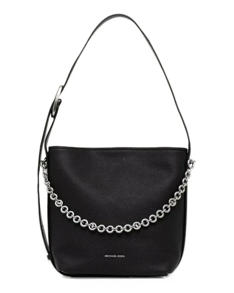 Michael Kors Nolita large suede bucket bag - Schwarz Schwarz