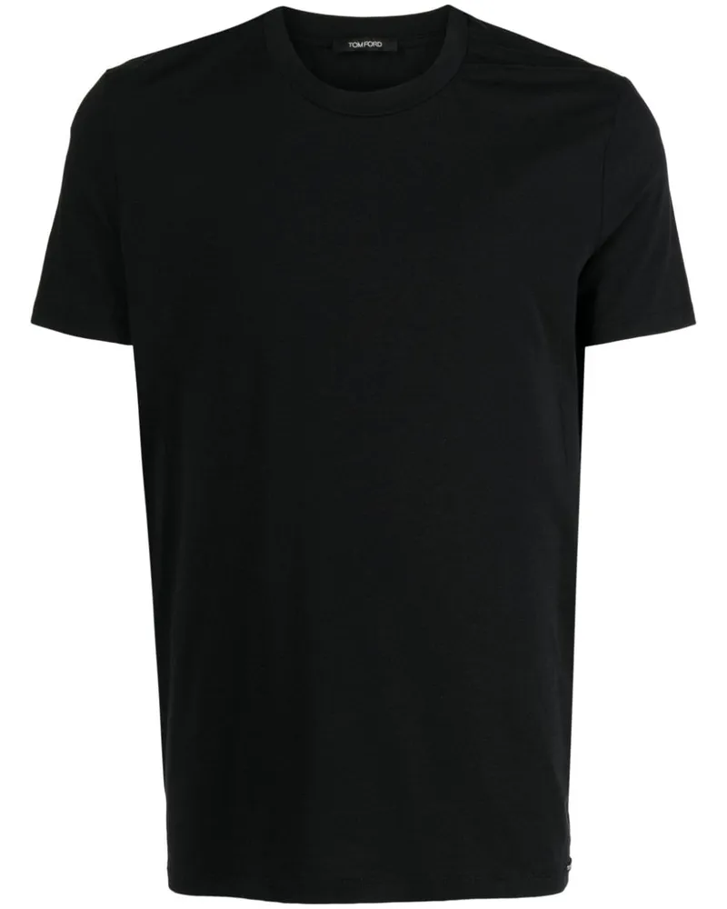 Tom Ford T-Shirt mit rundem Ausschnitt - Schwarz Schwarz