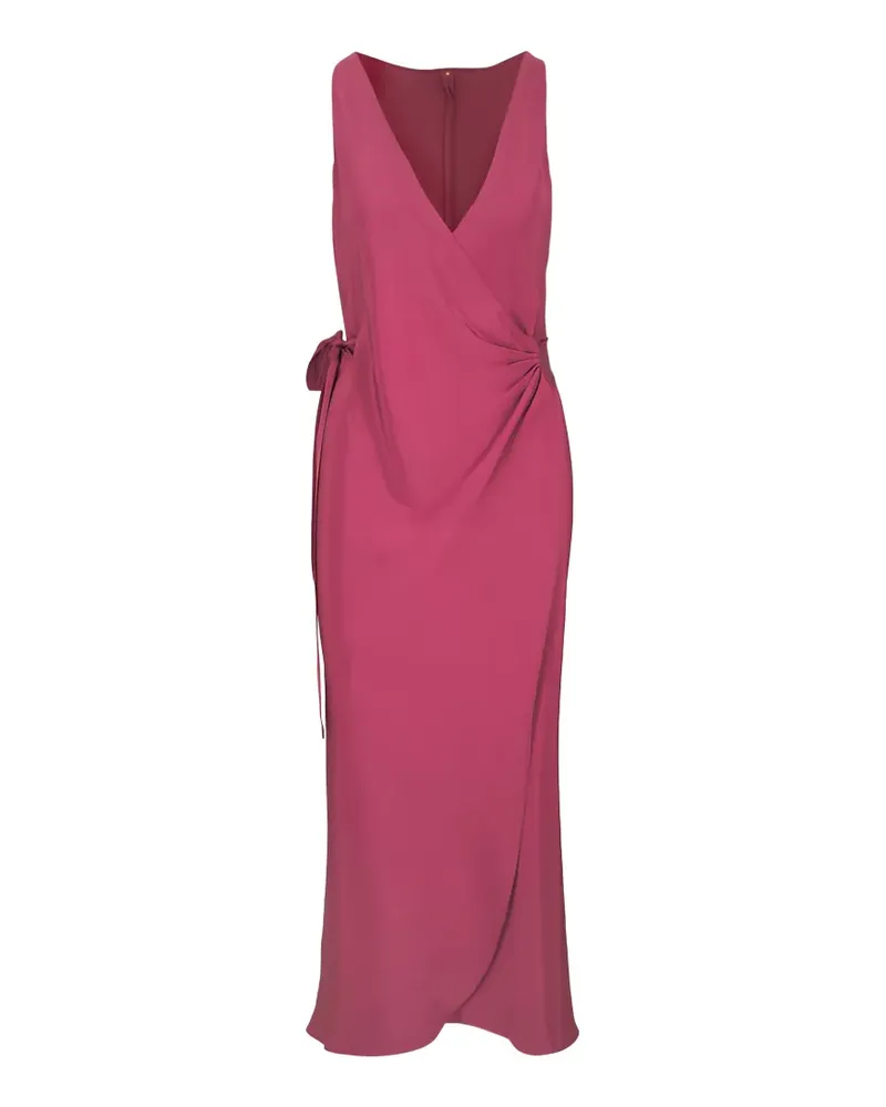 Peter Cohen Ärmelloses Wickelkleid - Rosa Rosa