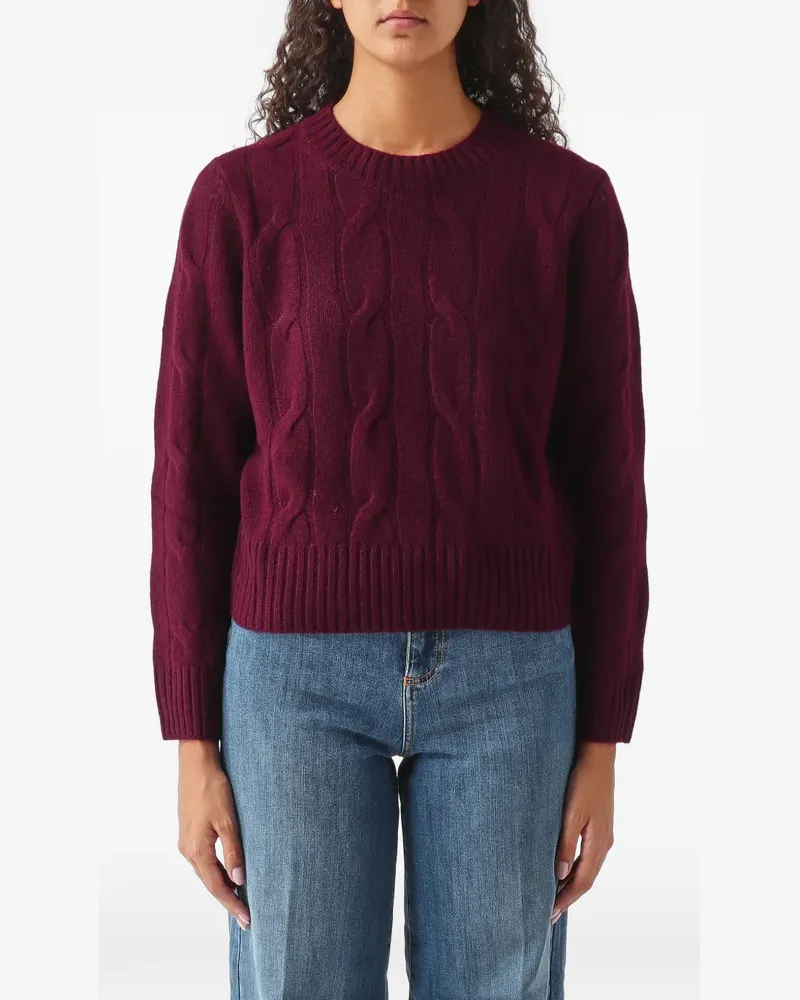 NENETTE Men cable-knit crew-neck sweater - Blau Blau