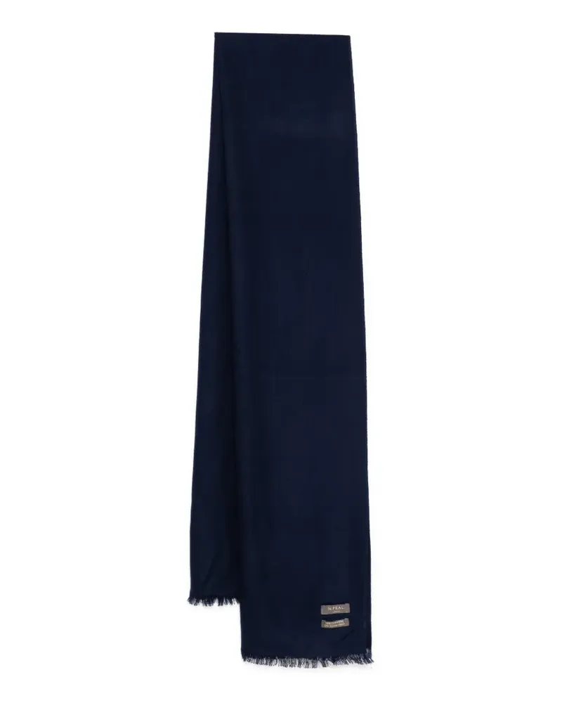 N.Peal Pashmina Schal - Blau Blau