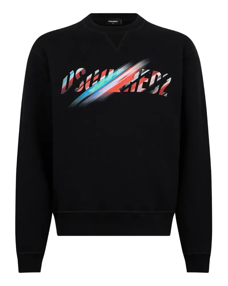 Dsquared2 Sweatshirt mit Logo-Print - Schwarz Schwarz
