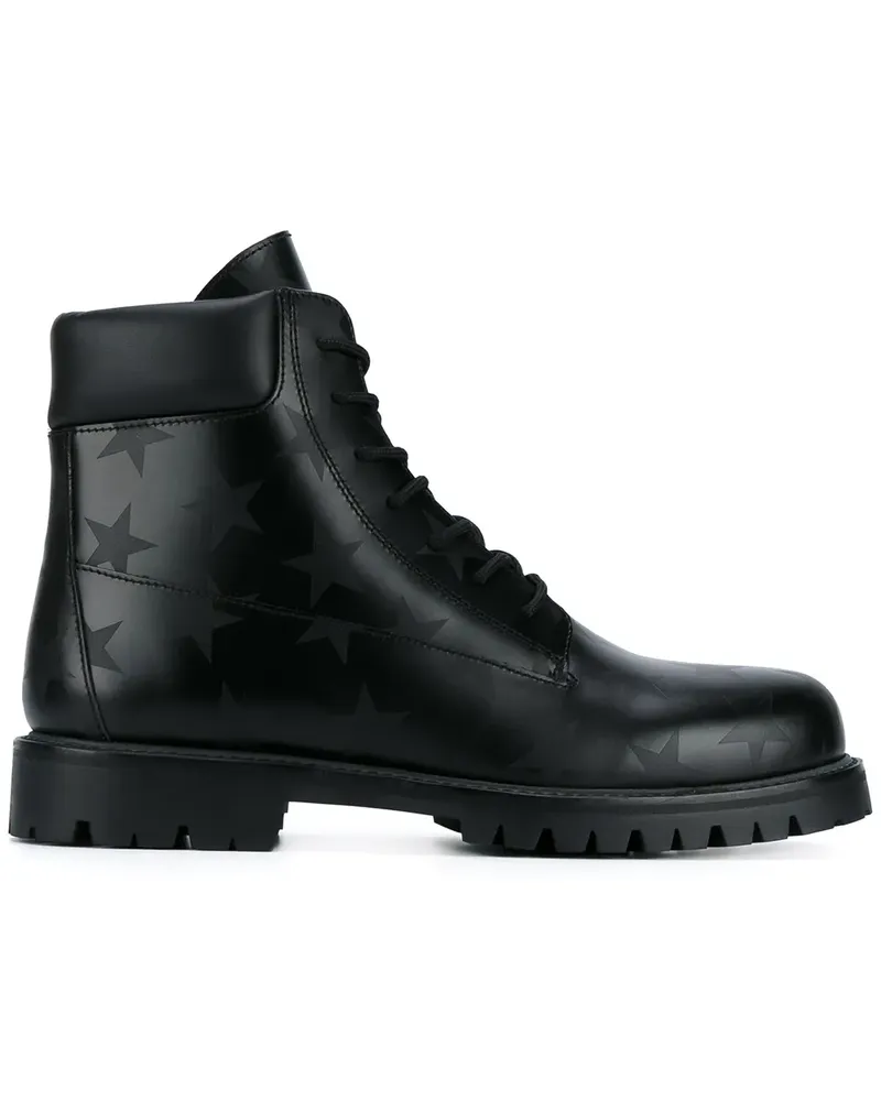 Valentino Garavani Wanderstiefel mit Sternen - Schwarz Schwarz