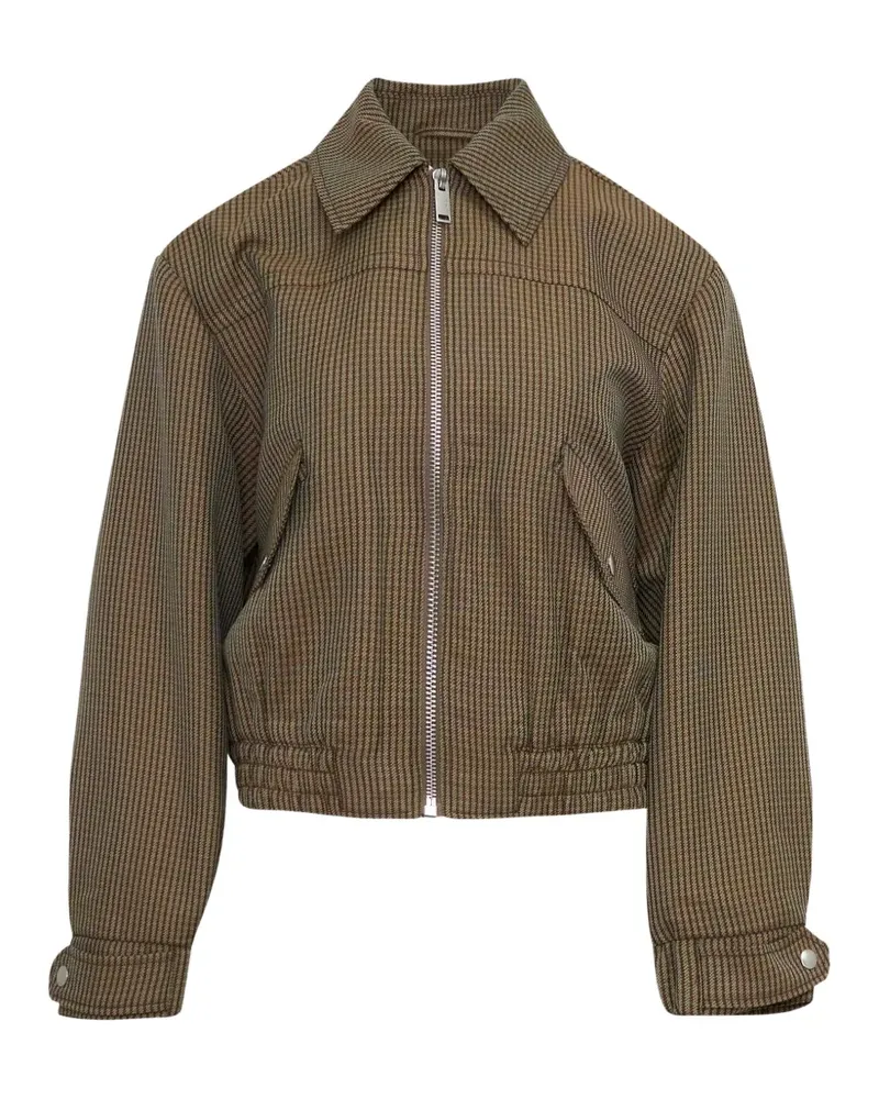 3.1 phillip lim Blousonjacke mit Hahnentrittmuster - Braun Braun