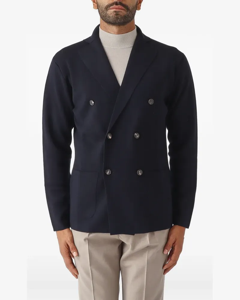 Filippo de Laurentiis Doppelreihige Jacke - Blau Blau