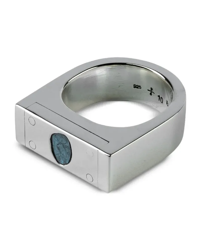 Parts Of Four Plate Ring mit Diamant - Silber Silber