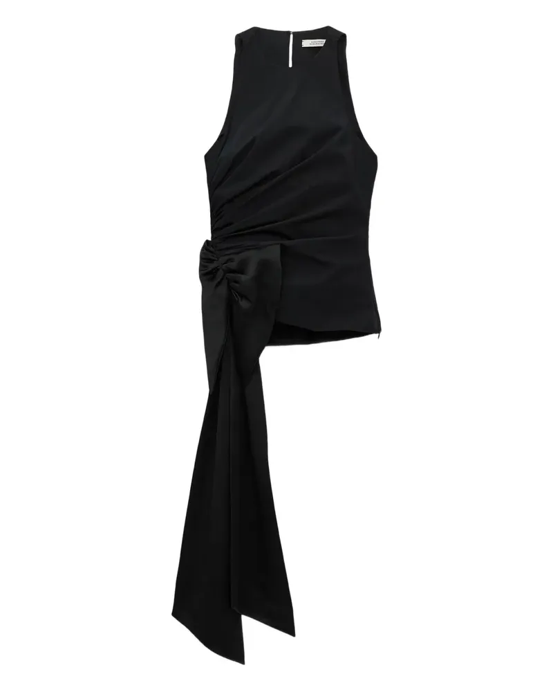 Dorothee Schumacher Drapiertes Top mit Schleifendetail - Schwarz Schwarz