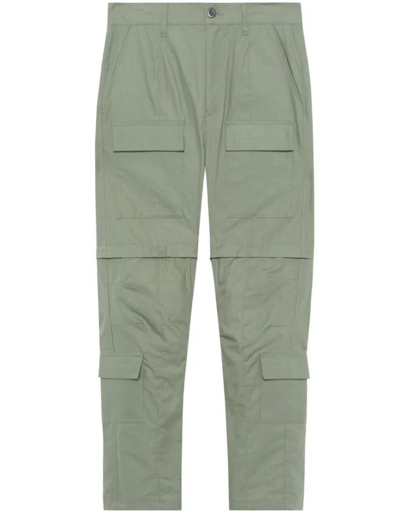 John Elliott + Co Ripstop-Cargohose mit Tapered-Bein Grün