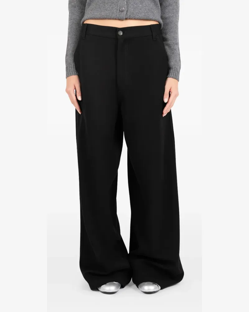 Société Anonyme Hose aus Wolle - Schwarz Schwarz