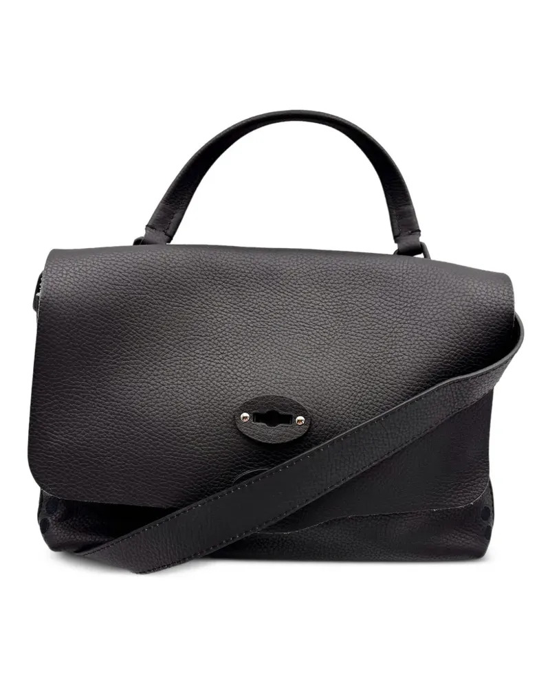 Zanellato Postina Handtasche - Schwarz Schwarz