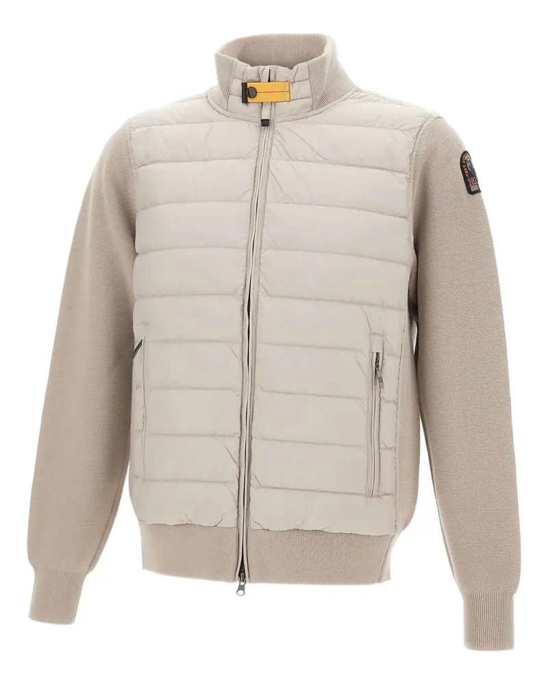 Parajumpers Hybrid-Pullover mit Reißverschlusstaschen - Nude Nude