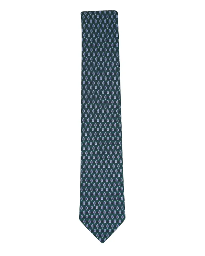 Ermenegildo Zegna tree pattern tie - Rot Rot