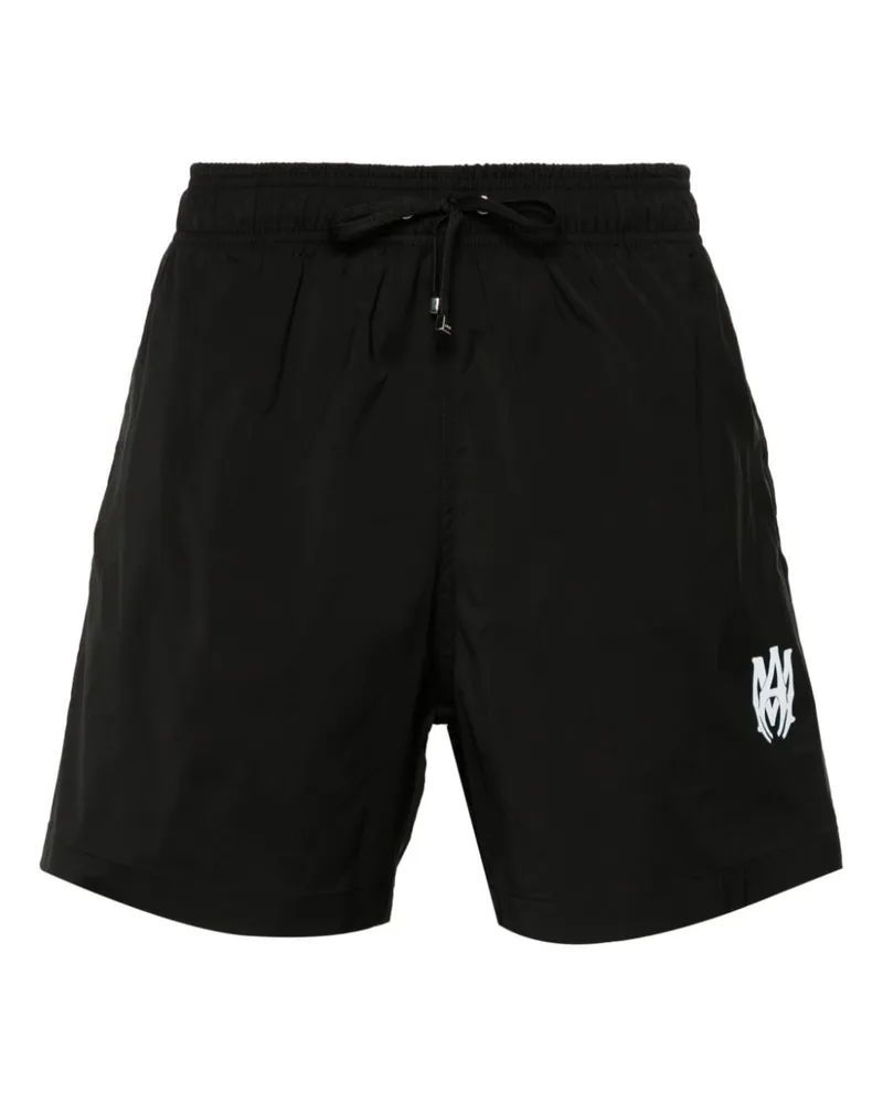Amiri Badeshorts mit MA Core-Print - Schwarz Schwarz