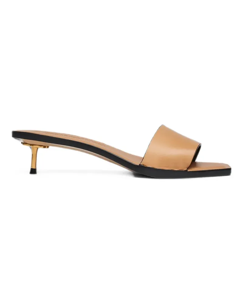 Nanushka Ibiron studded square-toe sandals - Braun Braun
