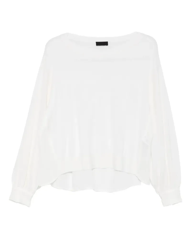 Liu Jo crystal-embellishment sweater - Weiß Weiß