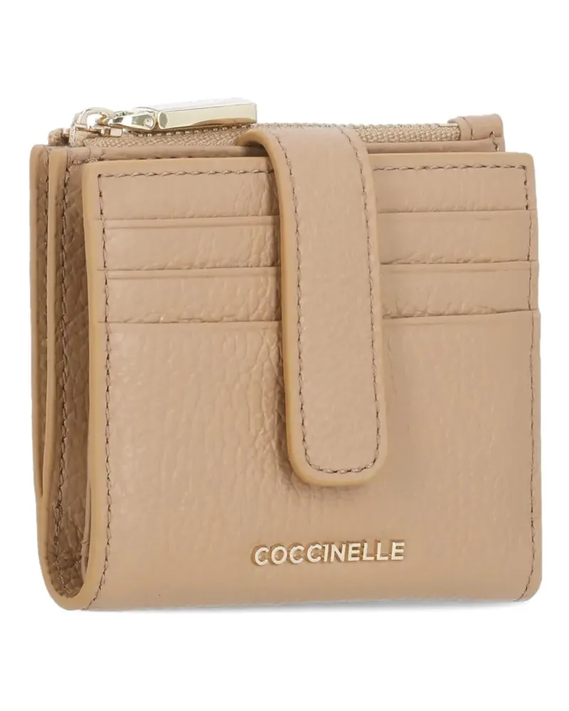 Coccinelle Portemonnaie mit Reißverschluss - Nude Nude