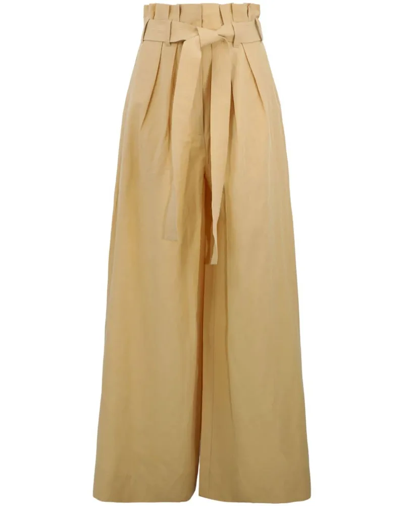 Ulla Johnson Palazzohose mit Print - Nude Nude