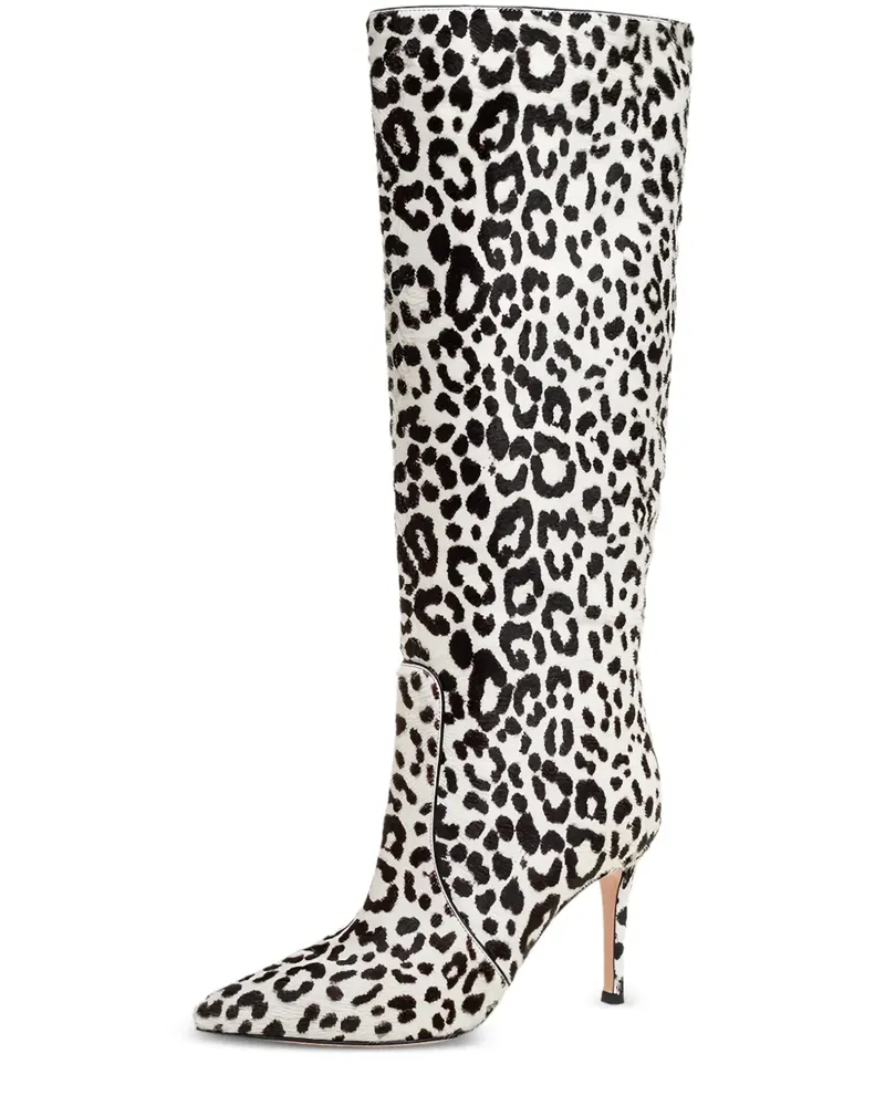 Gianvito Rossi Kniehohe Hunter Stiefel 80mm - Weiß Weiß