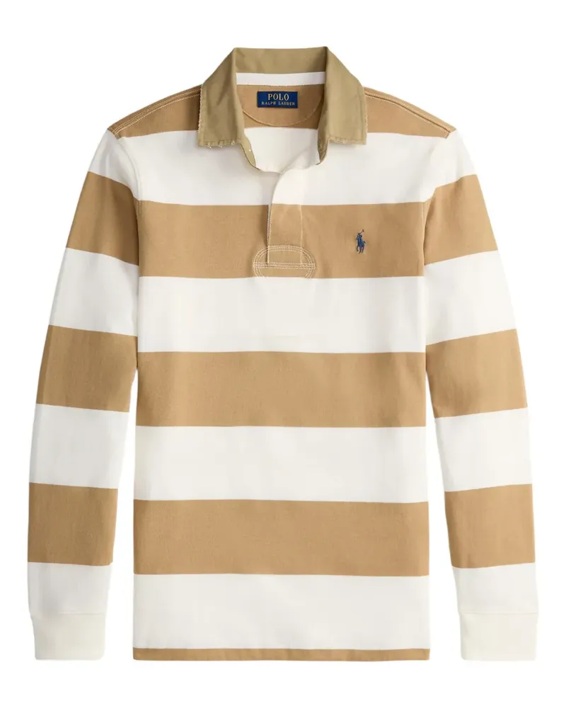 Ralph Lauren Gestreiftes Polohemd - Braun Braun