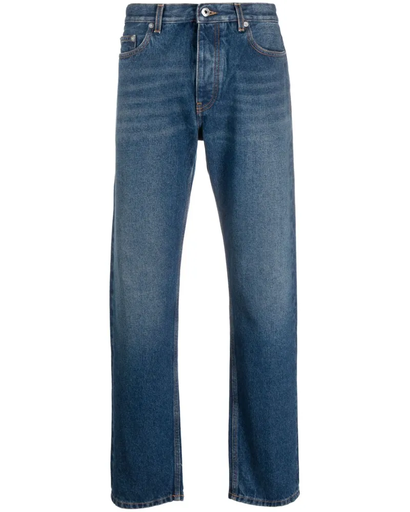 OFF-WHITE Gerade Jeans mit Stone-Wash-Effekt - Blau Blau
