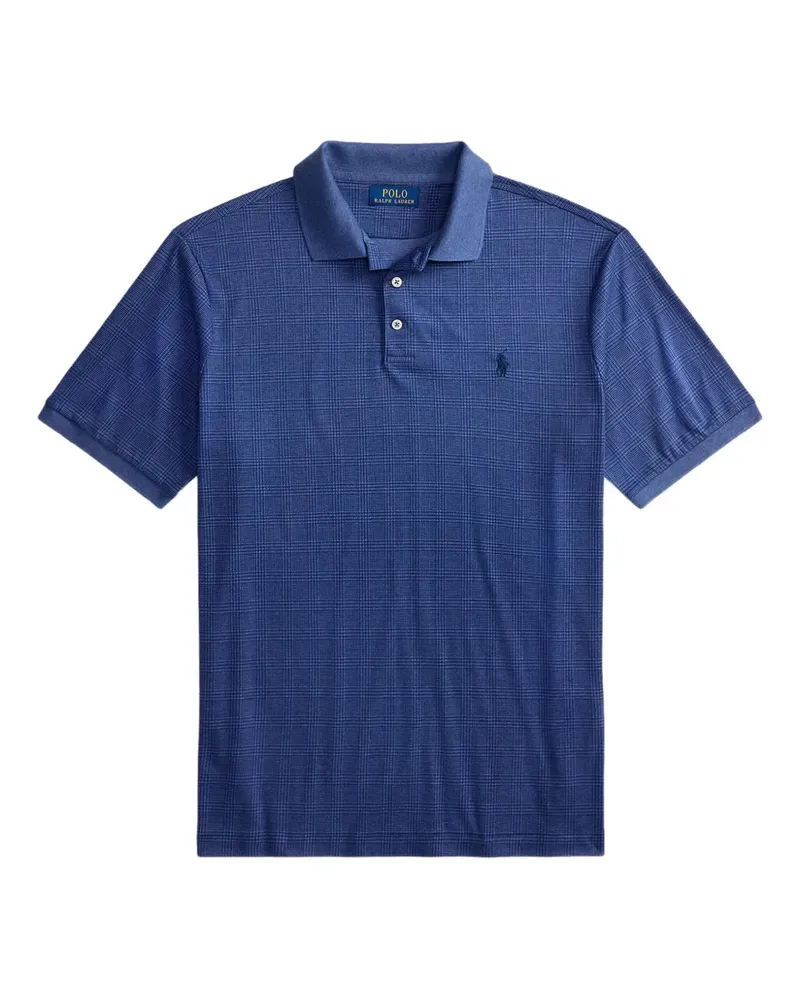 Ralph Lauren Kariertes Poloshirt - Blau Blau