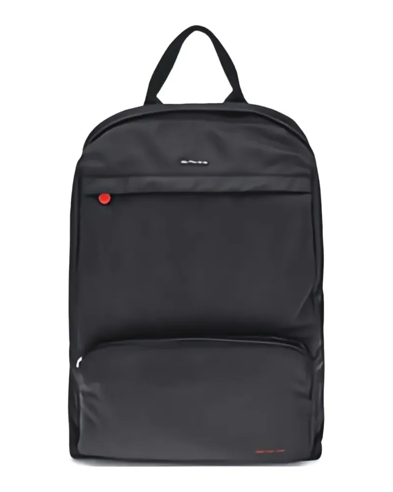 Kiton Rucksack mit Henkel - Schwarz Schwarz