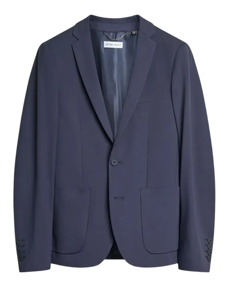 Antony Morato Einreihiges Sakko mit fallendem Revers - Blau Blau