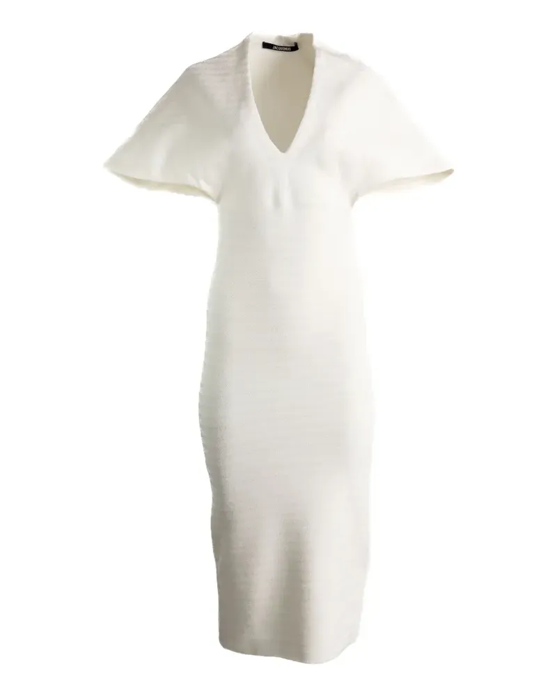 Jacquemus Kleid mit weiten Ärmeln - Weiß Weiß