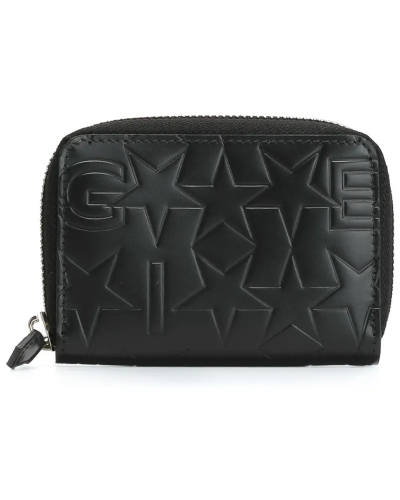 Givenchy Portemonnaie mit Sternen und Logo - Schwarz Schwarz