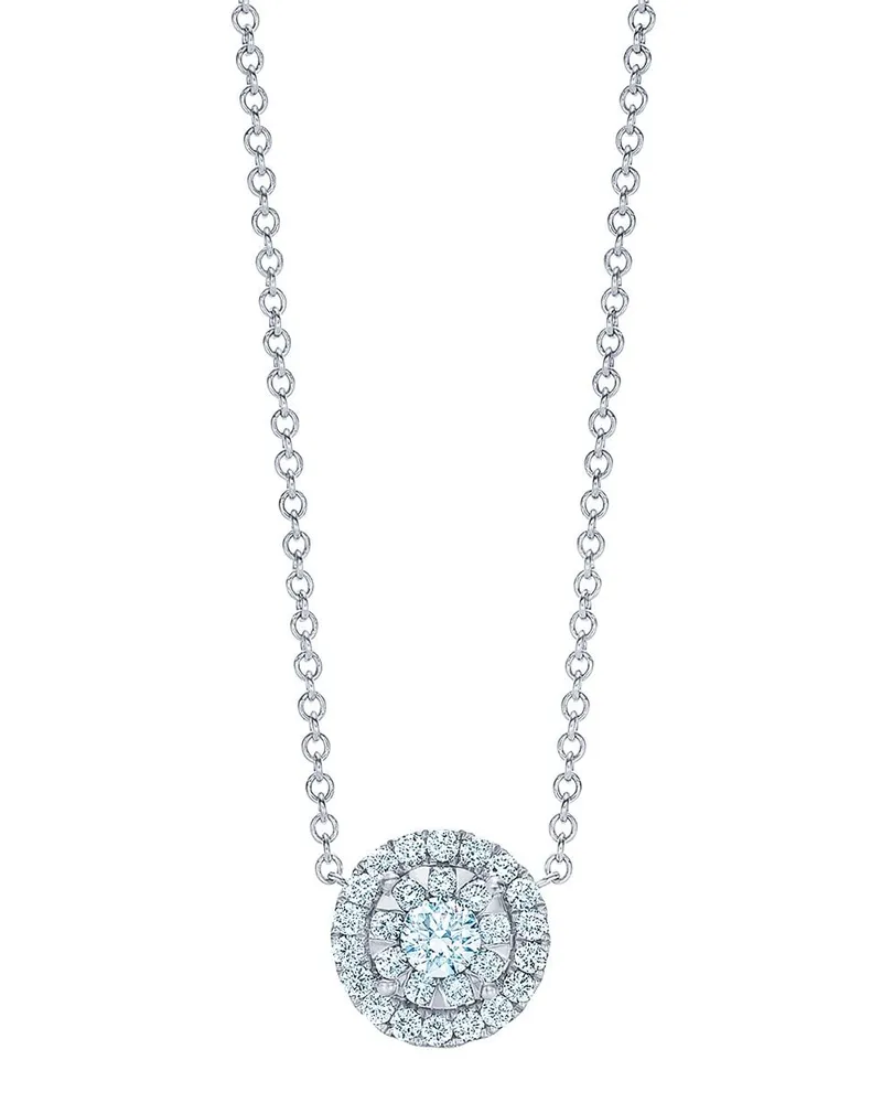 KWIAT 18kt Weißgoldanhänger mit Diamanten - Silber Silber