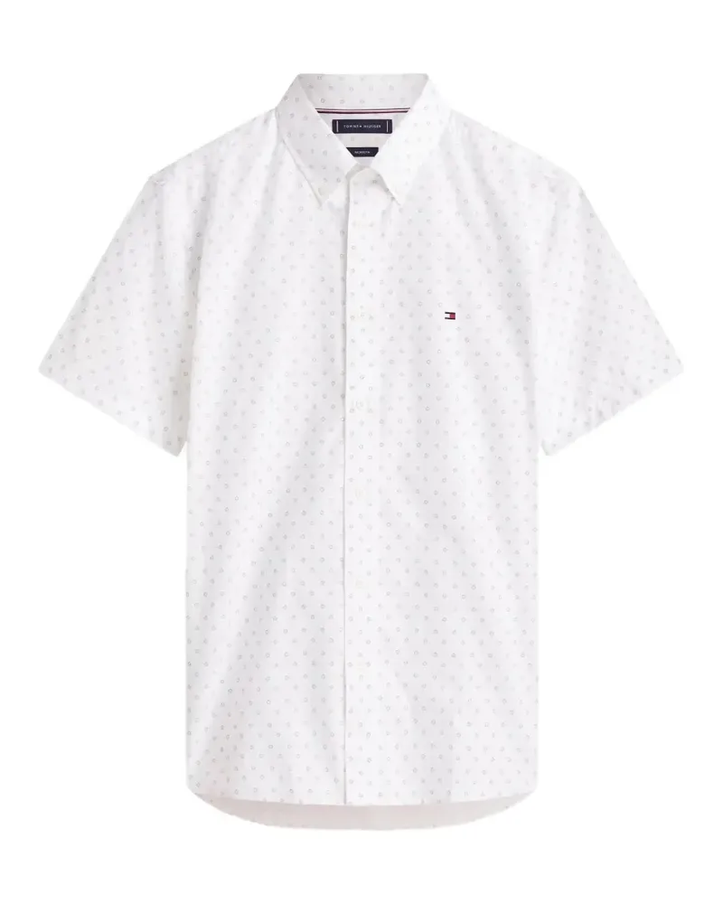 Tommy Hilfiger all-over print short-sleeve shirt - Weiß Weiß