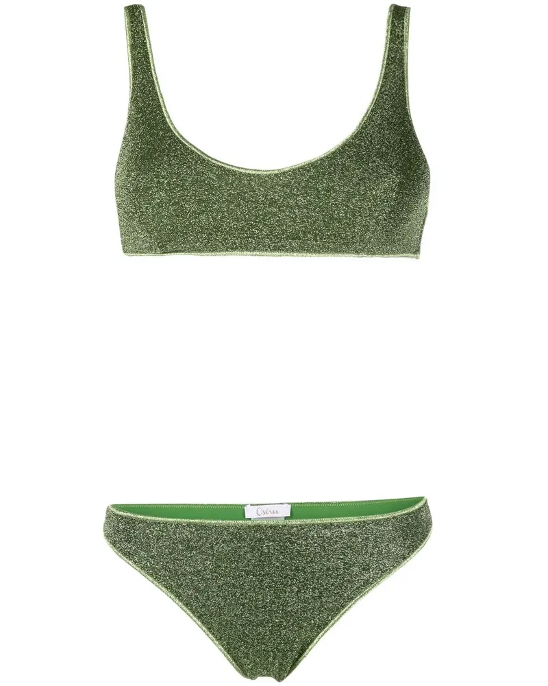 Oséree Bikini mit Glitter - Grün Grün