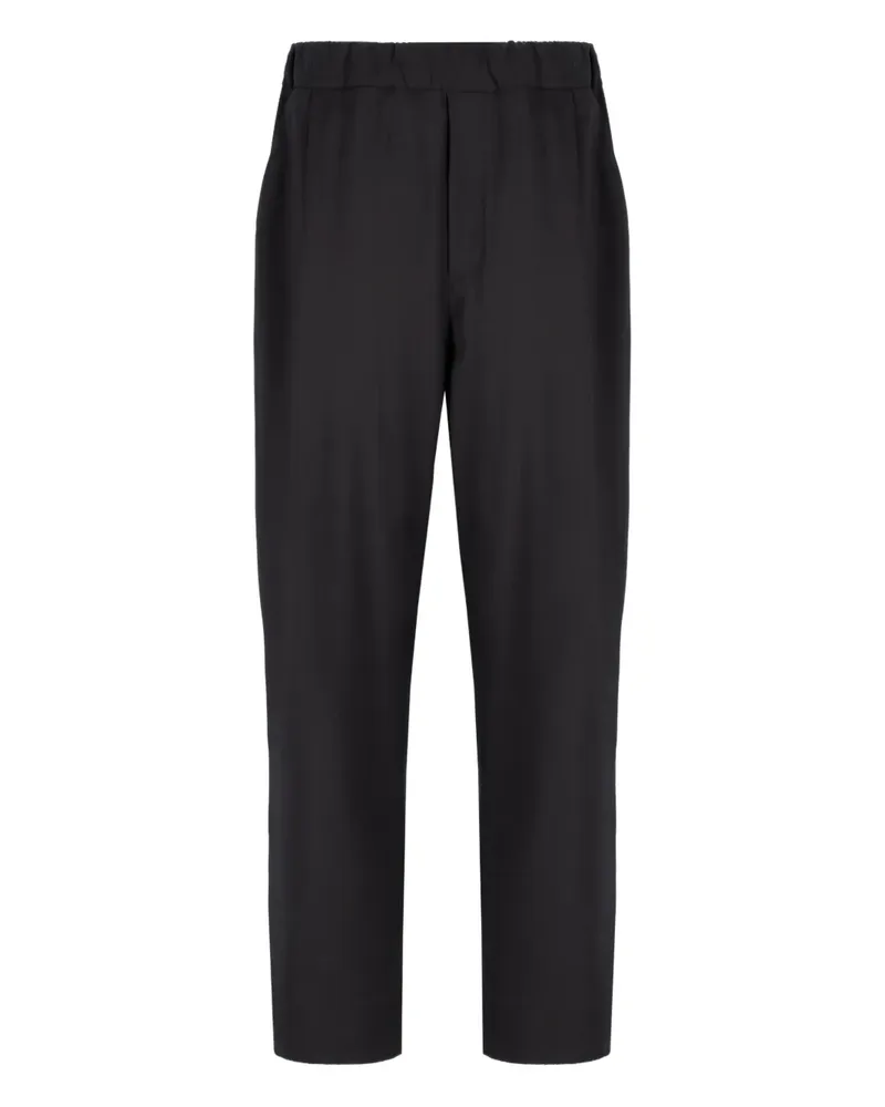 Laneus Hose mit elastischem Bund - Schwarz Schwarz
