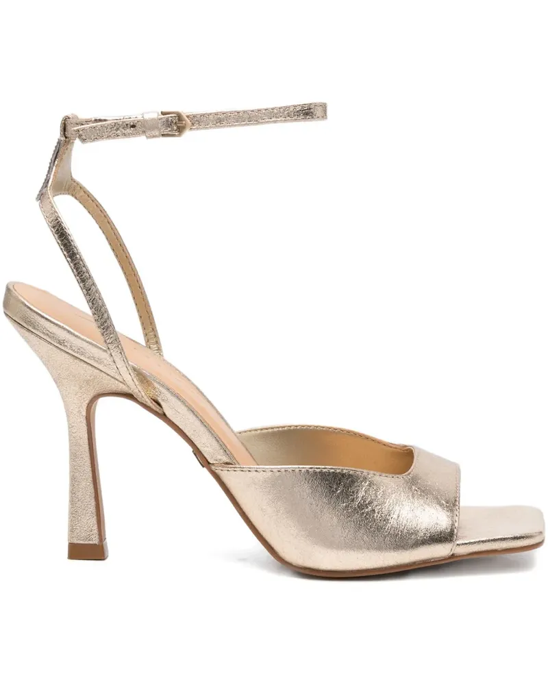 CARRANO Sandalen mit eckiger Knöchelriemen - Gold Gold