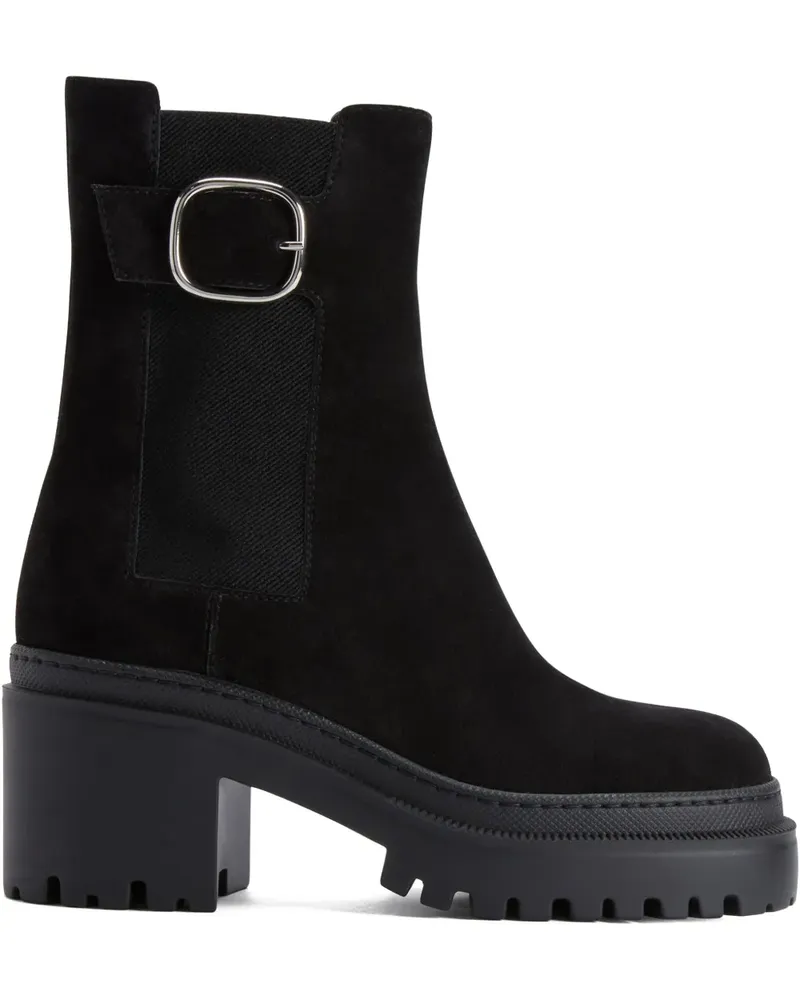 Giuseppe Zanotti Mairi Stiefel mit Schnalle - Schwarz Schwarz
