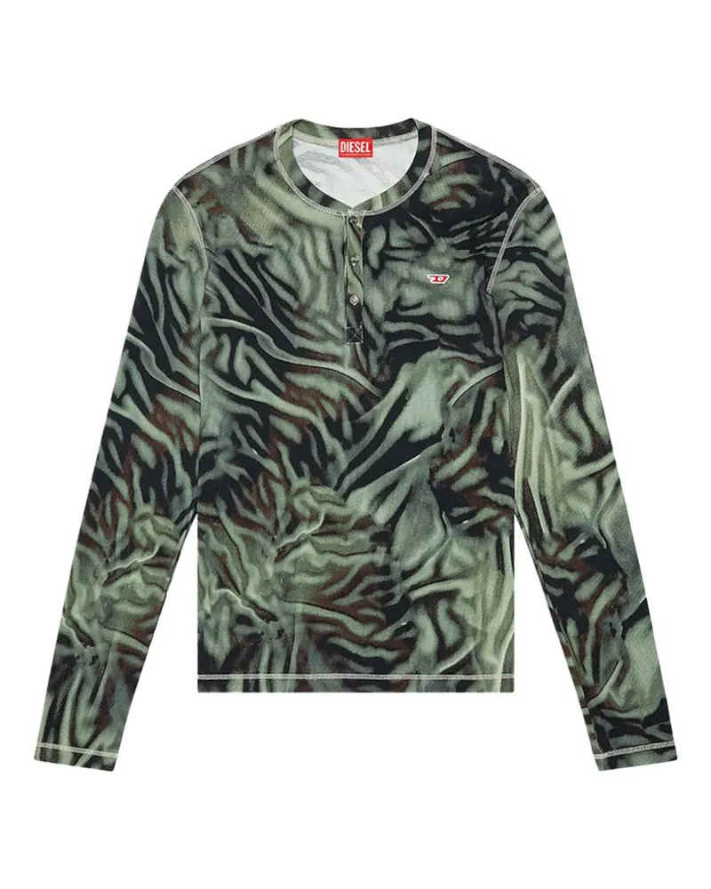 Diesel T-ser T-Shirt - Grün Grün