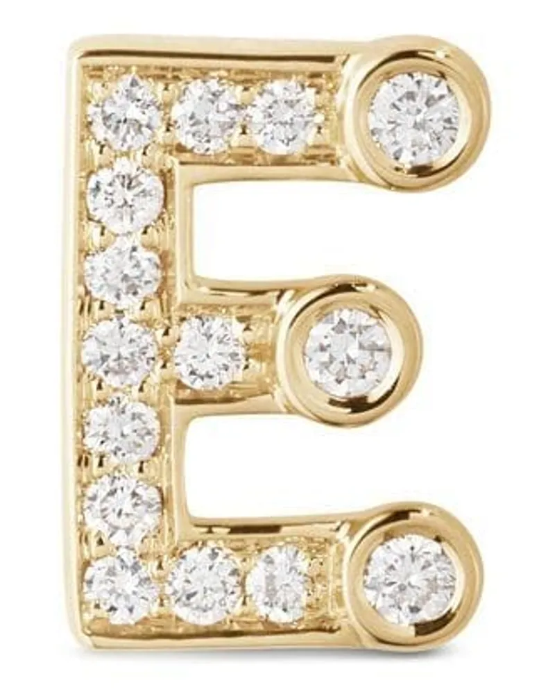 Sophie Bille Brahe 18kt Petite E Gelbgoldohrstecker Gold