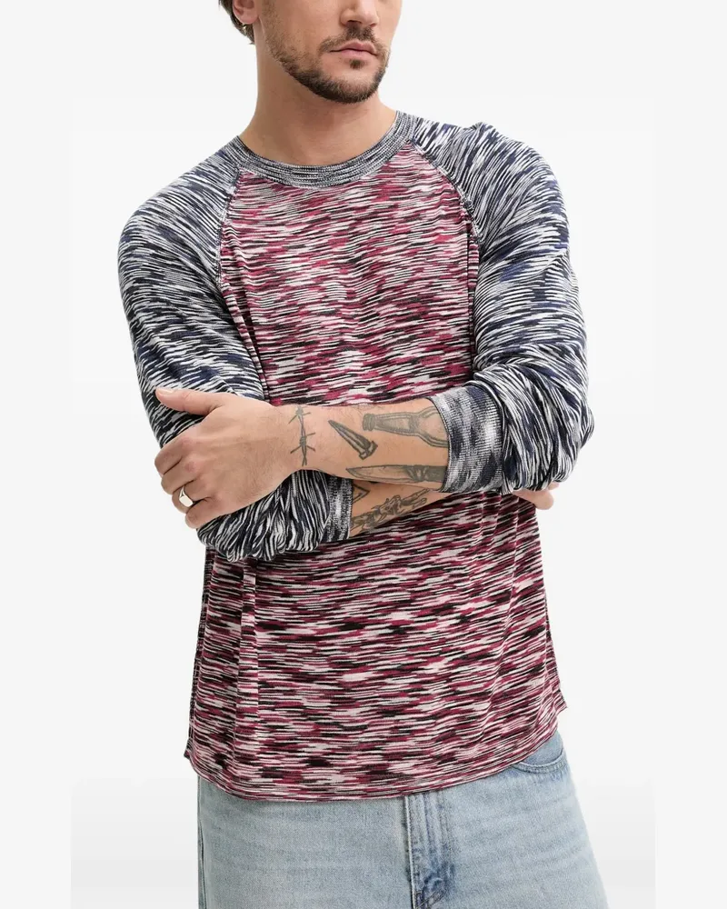 Desigual Meliertes T-Shirt - Rot Rot
