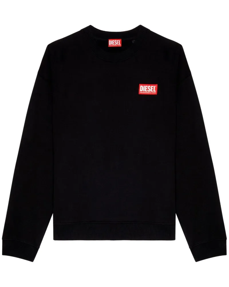 Diesel S-Nlabel-L1 Sweatshirt Schwarz